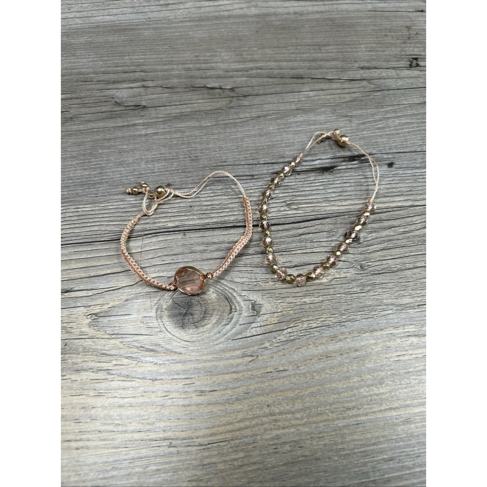 Bracelet Bundle Lot‎ Of 2 Pink